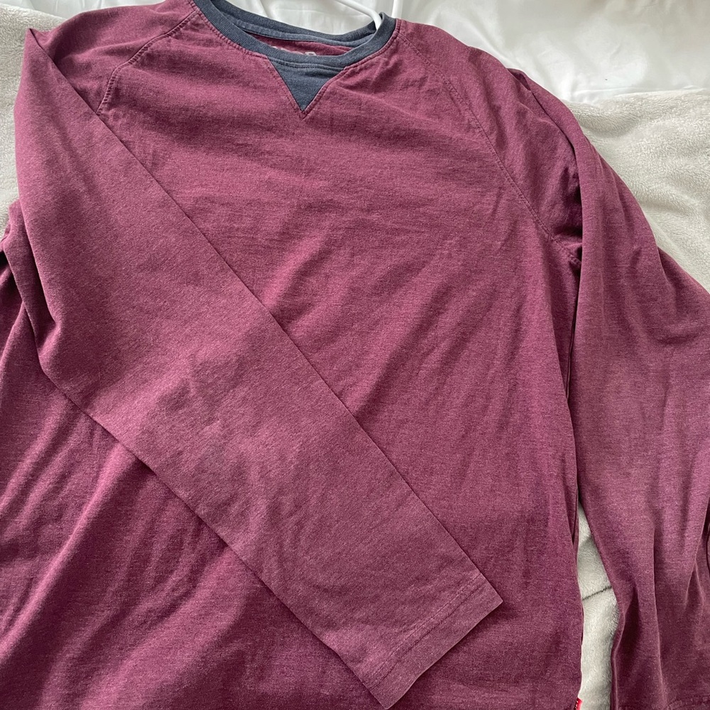 Mens Red Long Sleeve
